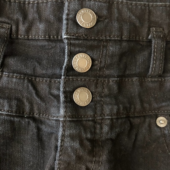 Mossimo Black Denim Shorts Size 6 - Picture 4 of 10